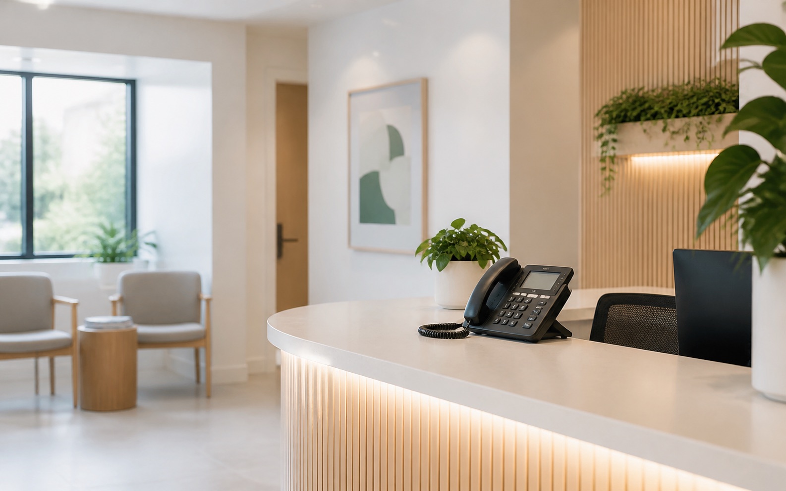 Modern medical practice reception